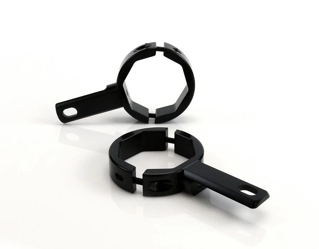 Driving Light Mount - Articulating Bar Clamp 50mm-60mm, Black image 0