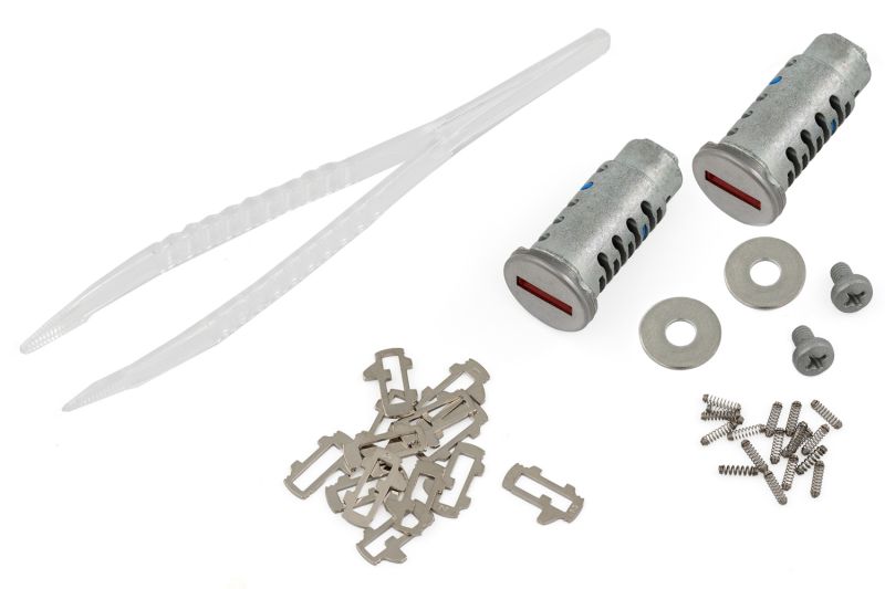 Codable lock for X-BAG X32 side bags - Set - silver image 1