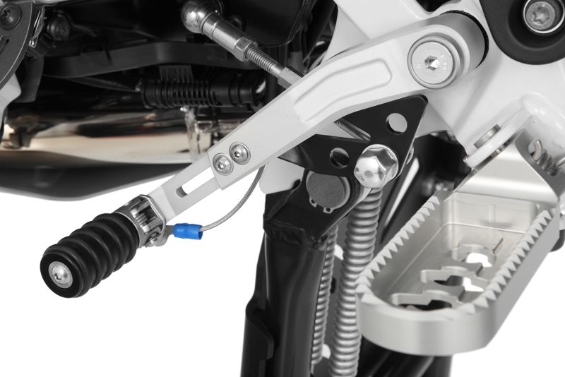 Wunderlich Adjustable gear shift lever CLEVER LEVER - silver image 1