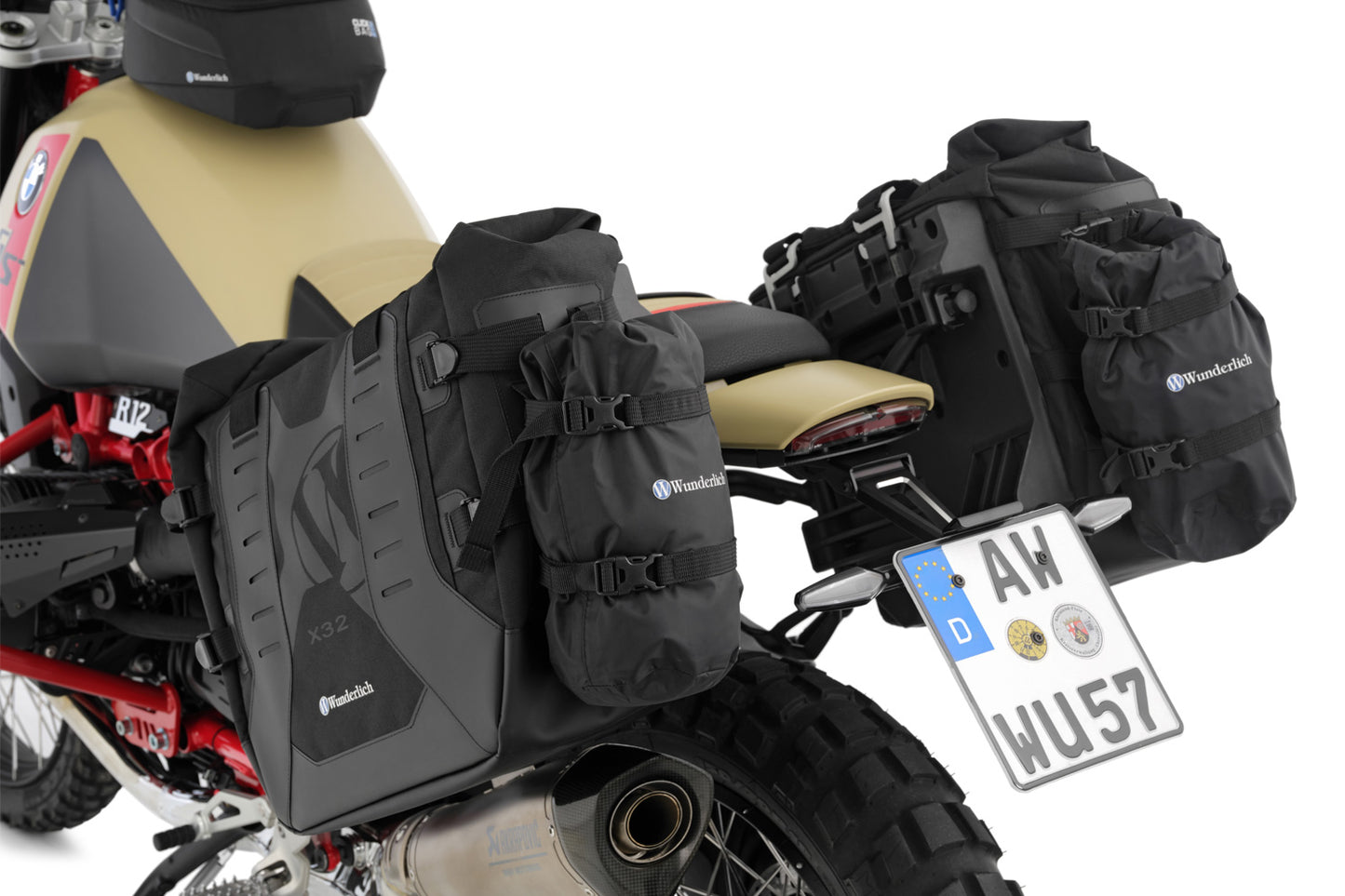 Wunderlich luggage system – X-BAG side bags with X-RACK light for R 12 G/S - Set image 6