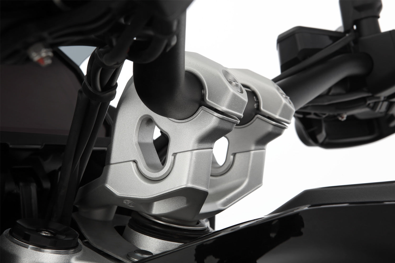 Wunderlich ERGO+ handlebar riser R 1300 GS (Adventure) - silver image 3