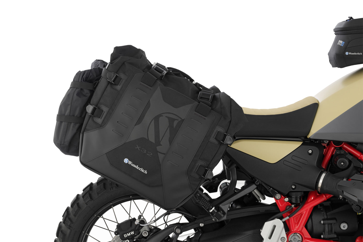 Wunderlich luggage system – X-BAG side bags with X-RACK light for R 12 G/S - Set image 2