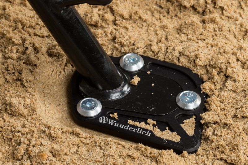 Wunderlich Side stand enlarger for low suspension - black image 1