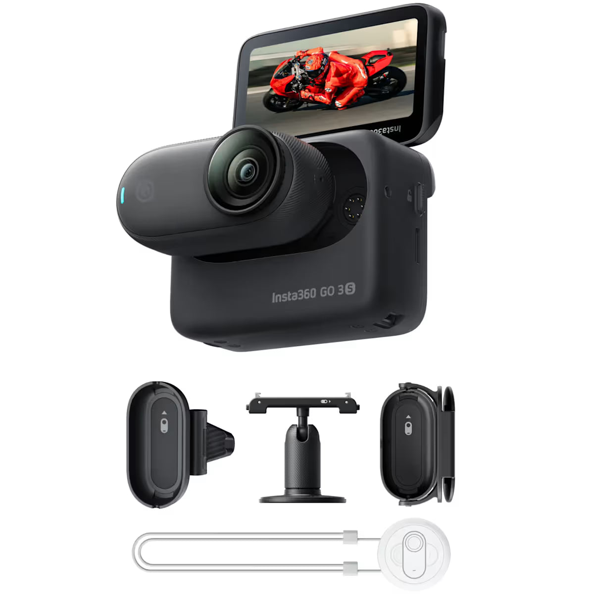 nsta360 GO 3S Action Camera - Motorcycle POV Bundle image 0