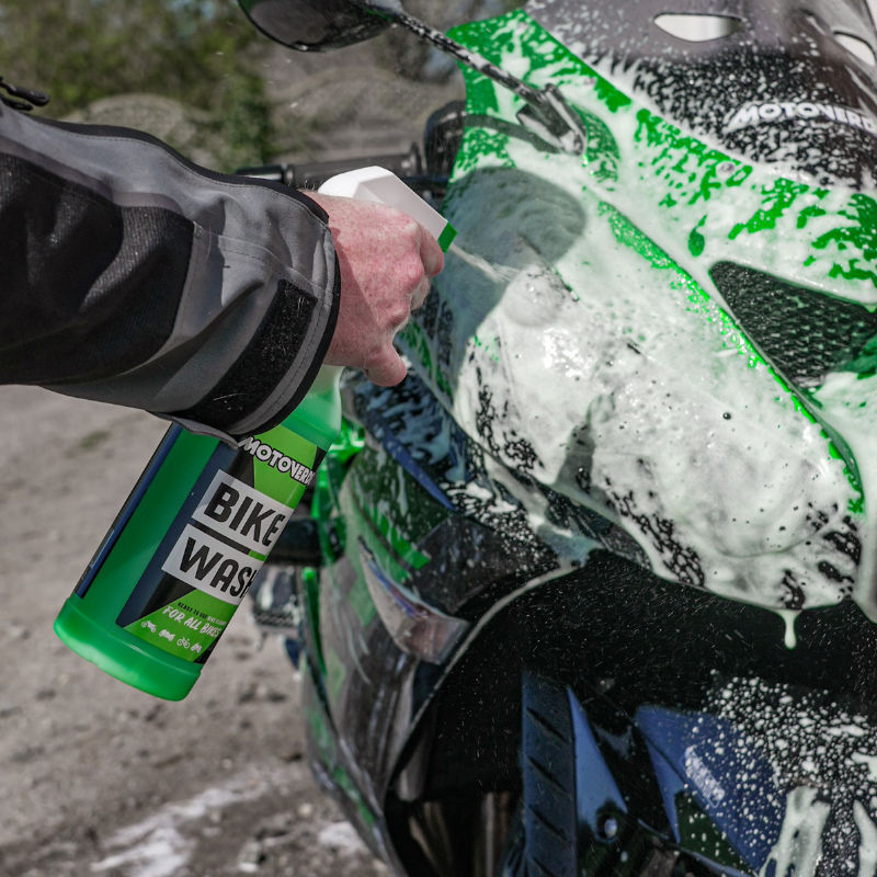 Motoverde Bike Wash foam detail