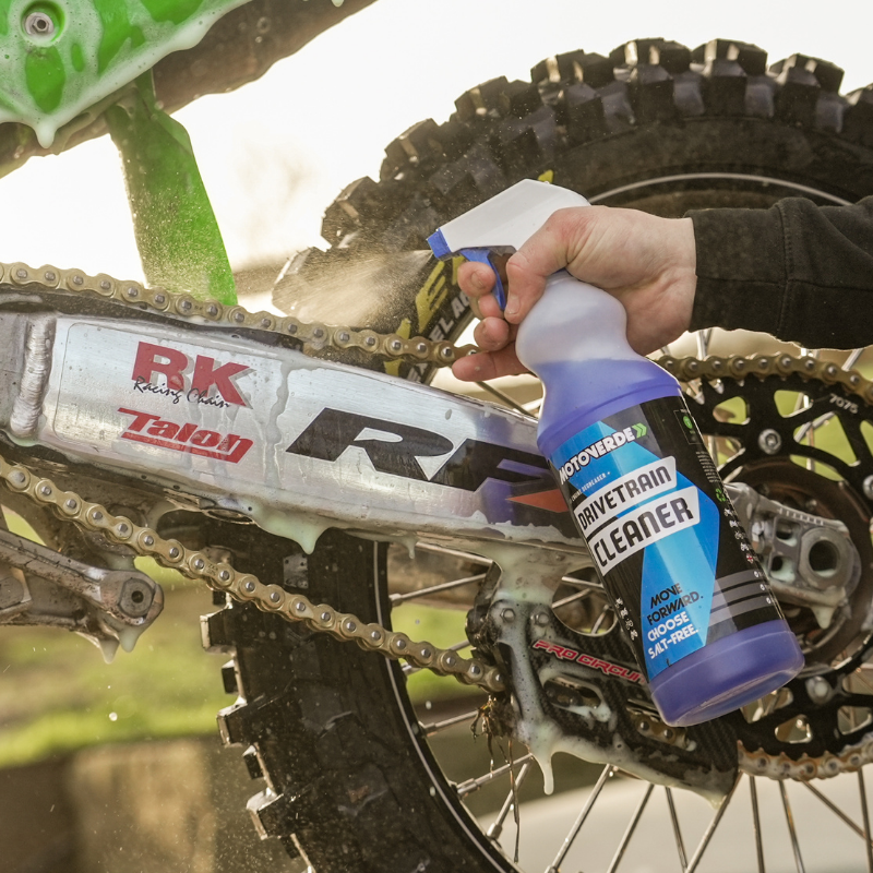 Motoverde Drivetrain Cleaner bottle
