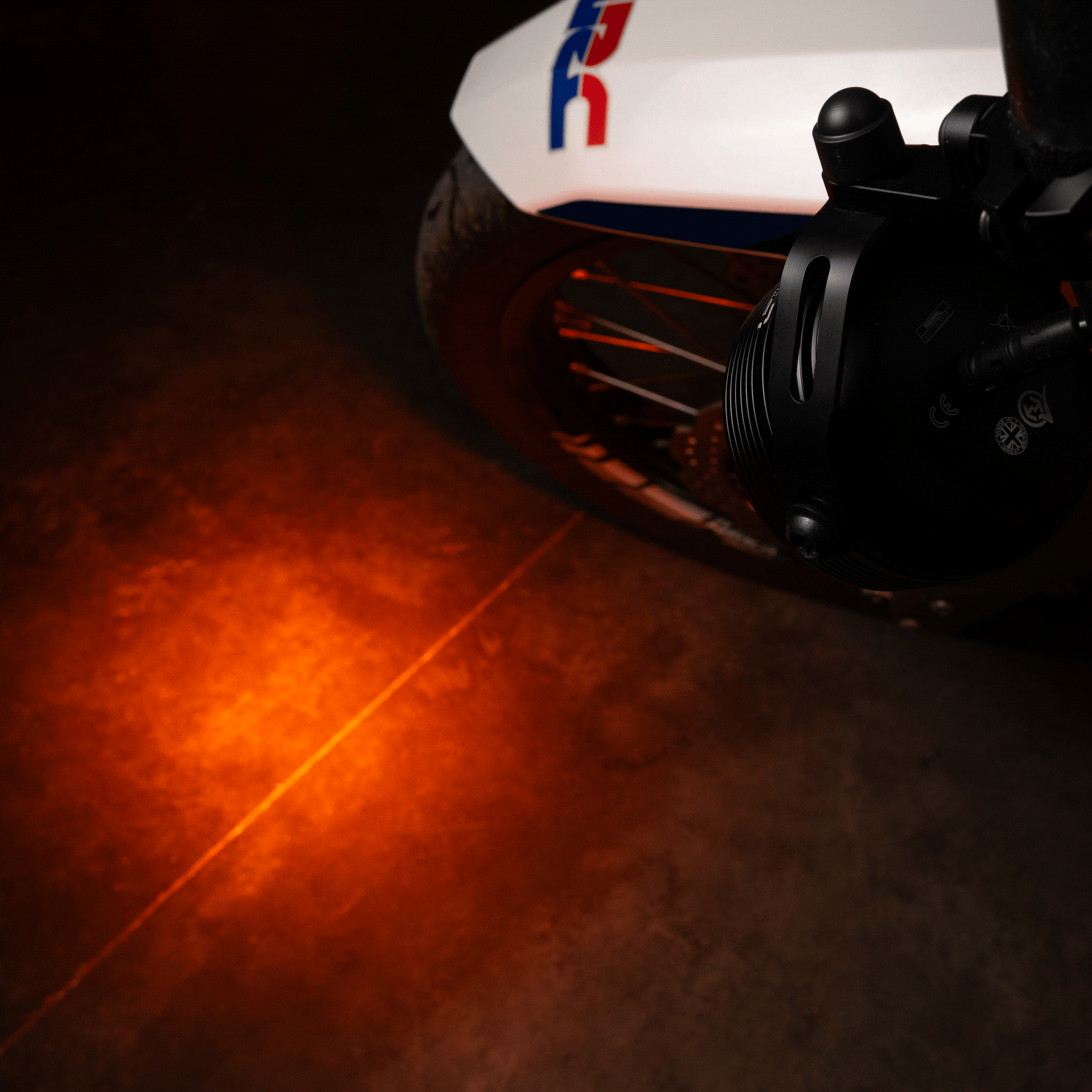 Exposure Radial 7 colour temperature demonstration - warm to cool