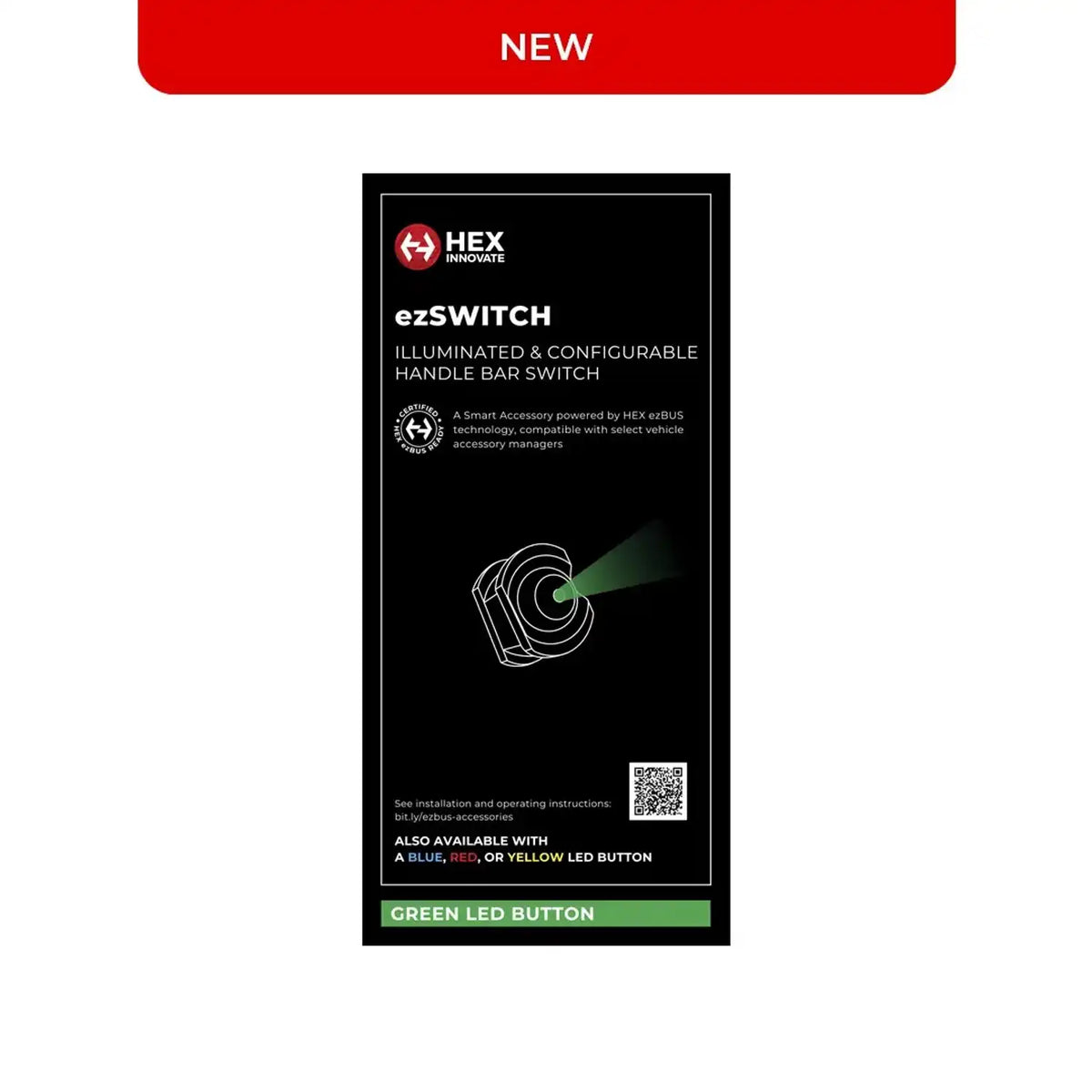 HEX ezSWITCH KIT with LED - Green