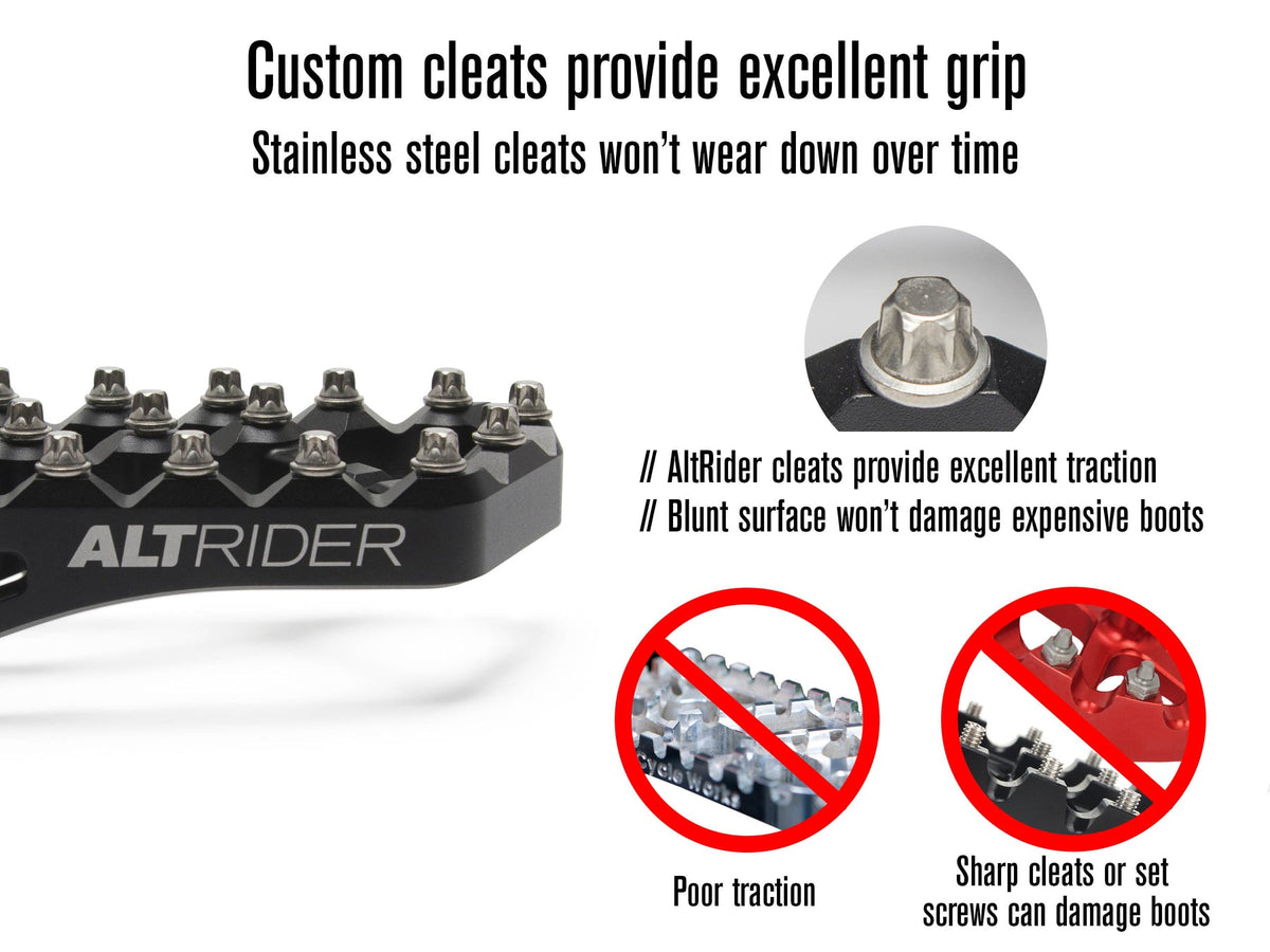 AltRider Adventure II Foot Pegs - Black