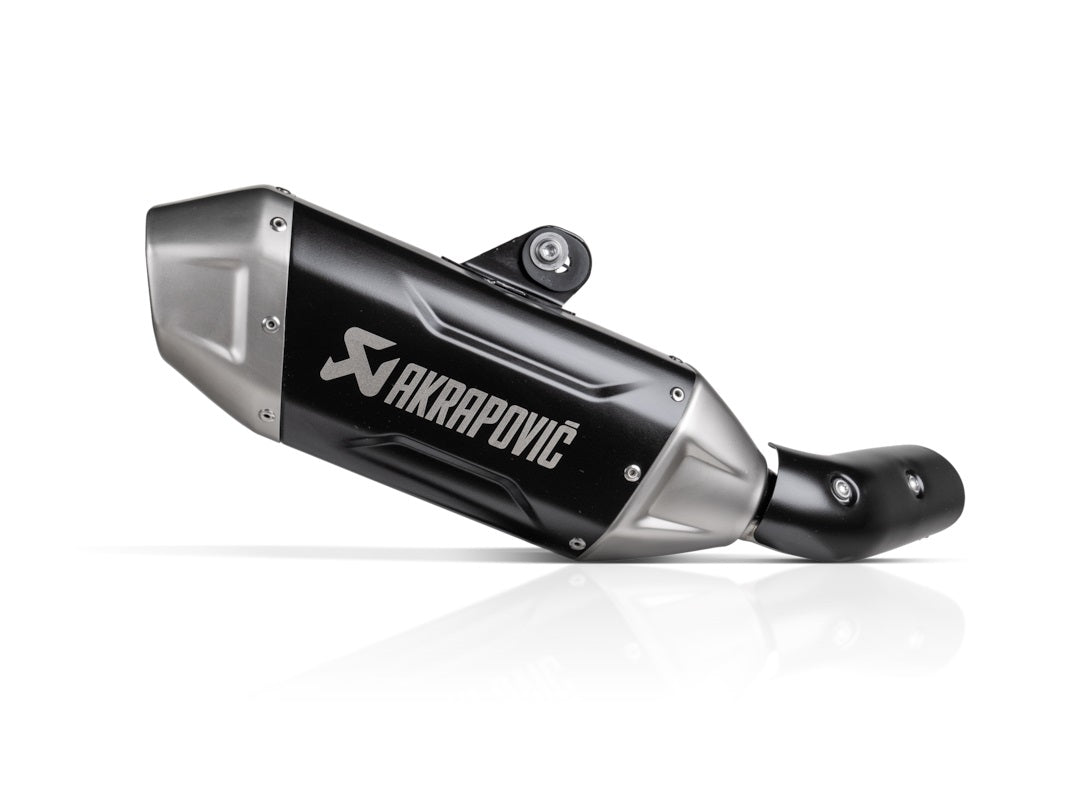 Akrapovic Black Coated Stainless Silencer Slip-On Kit for BMW F 450 GS (2026-) - Road Legal