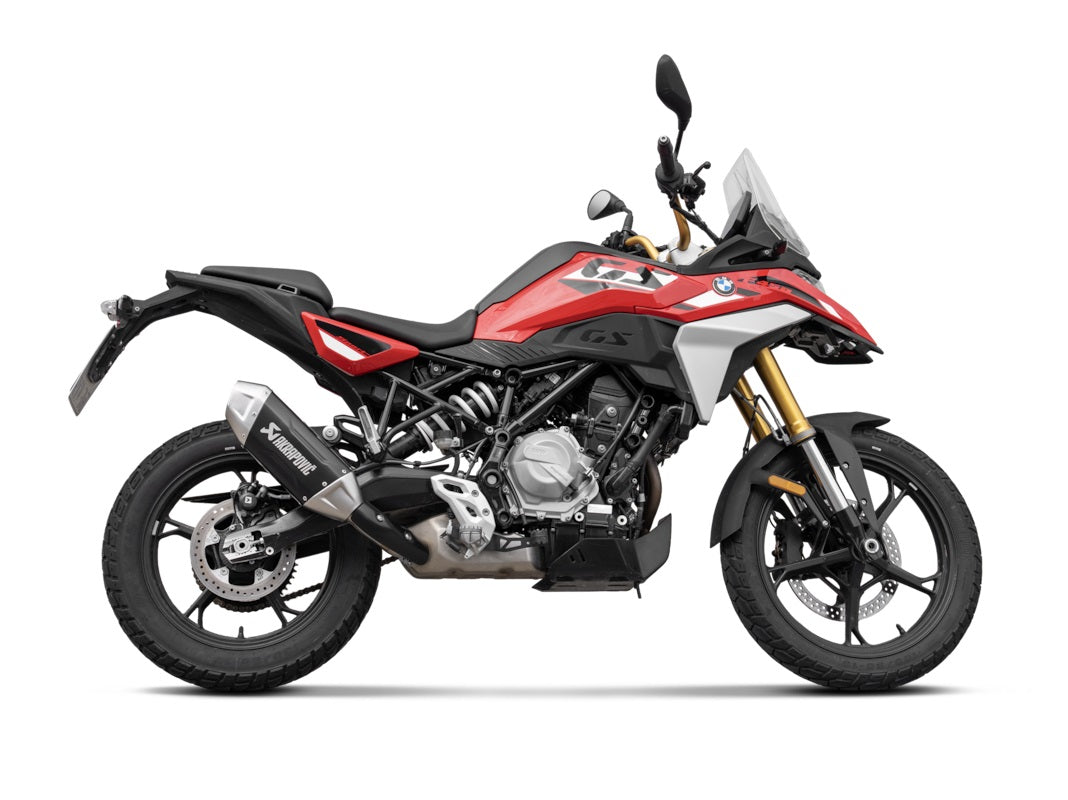 Akrapovic Black Coated Stainless Silencer Slip-On Kit for BMW F 450 GS (2026-) - Road Legal
