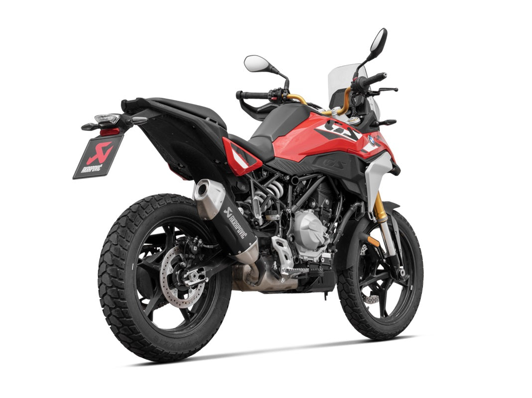 Akrapovic Black Coated Stainless Silencer Slip-On Kit for BMW F 450 GS (2026-) - Road Legal