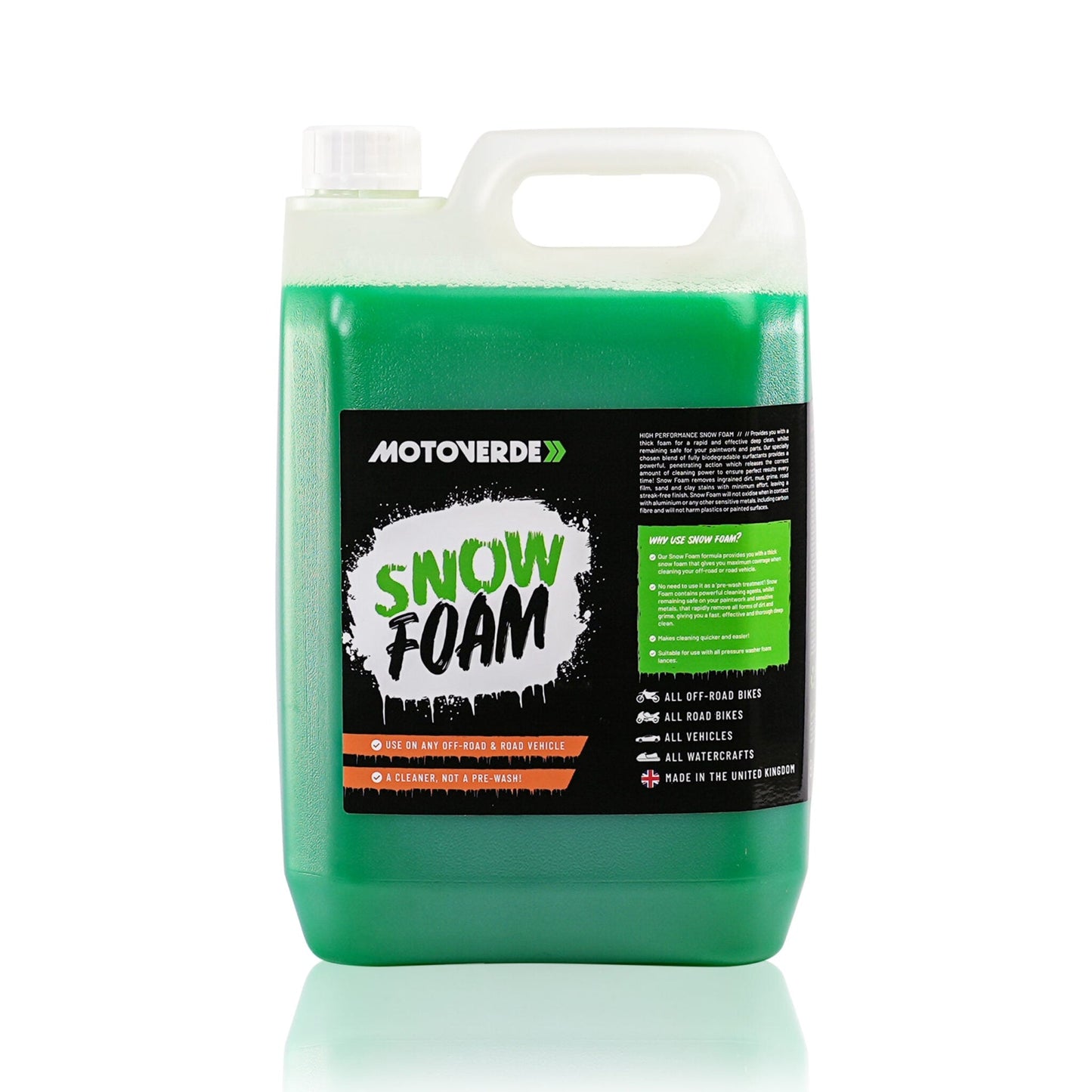 Motoverde Snow Foam 5L Refill