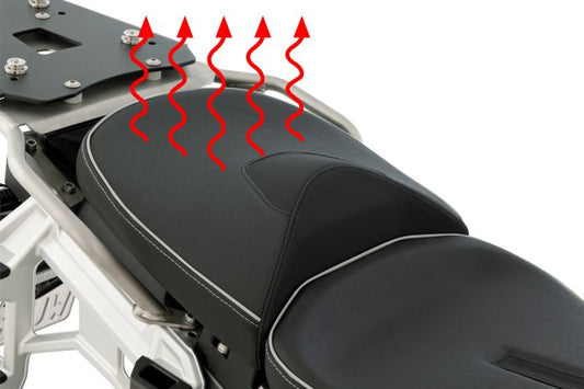 AKTIVKOMFORT Passenger Seat with Plug & Play Seat Heating R 1300 GS ADV - Black image 0