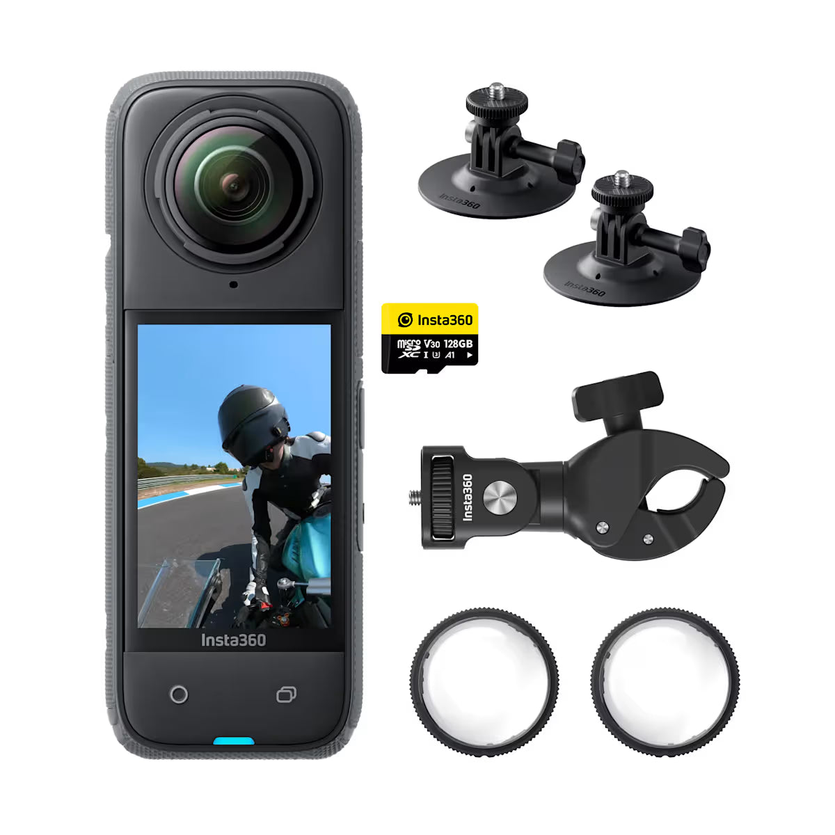 Insta360 X4 Action Camera  - Motorcycle Bundle image 0