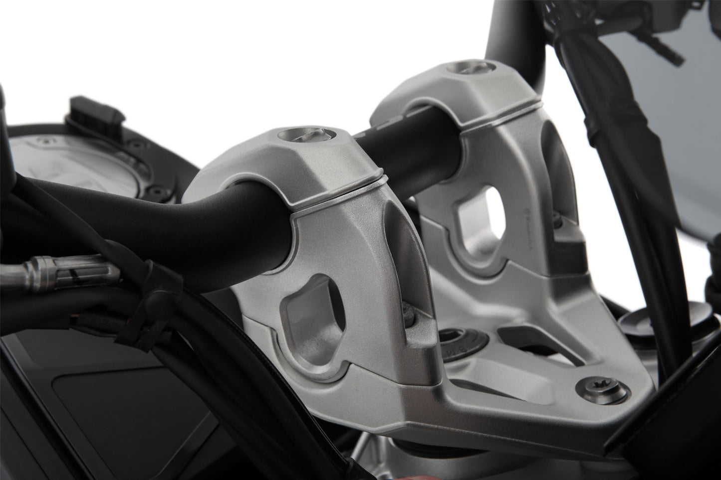 Wunderlich ERGO+ handlebar riser R 1300 GS (Adventure) - silver image 2