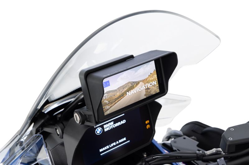 Wunderlich Glare Shield for BMW Navigator ConnectedRide - black image 5