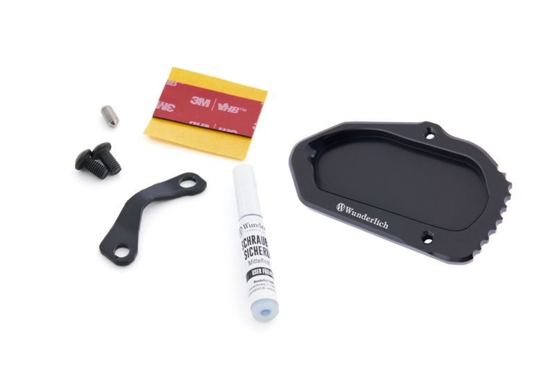 Wunderlich side stand enlarged support R 1300 GS and GS Adventure - black image 6