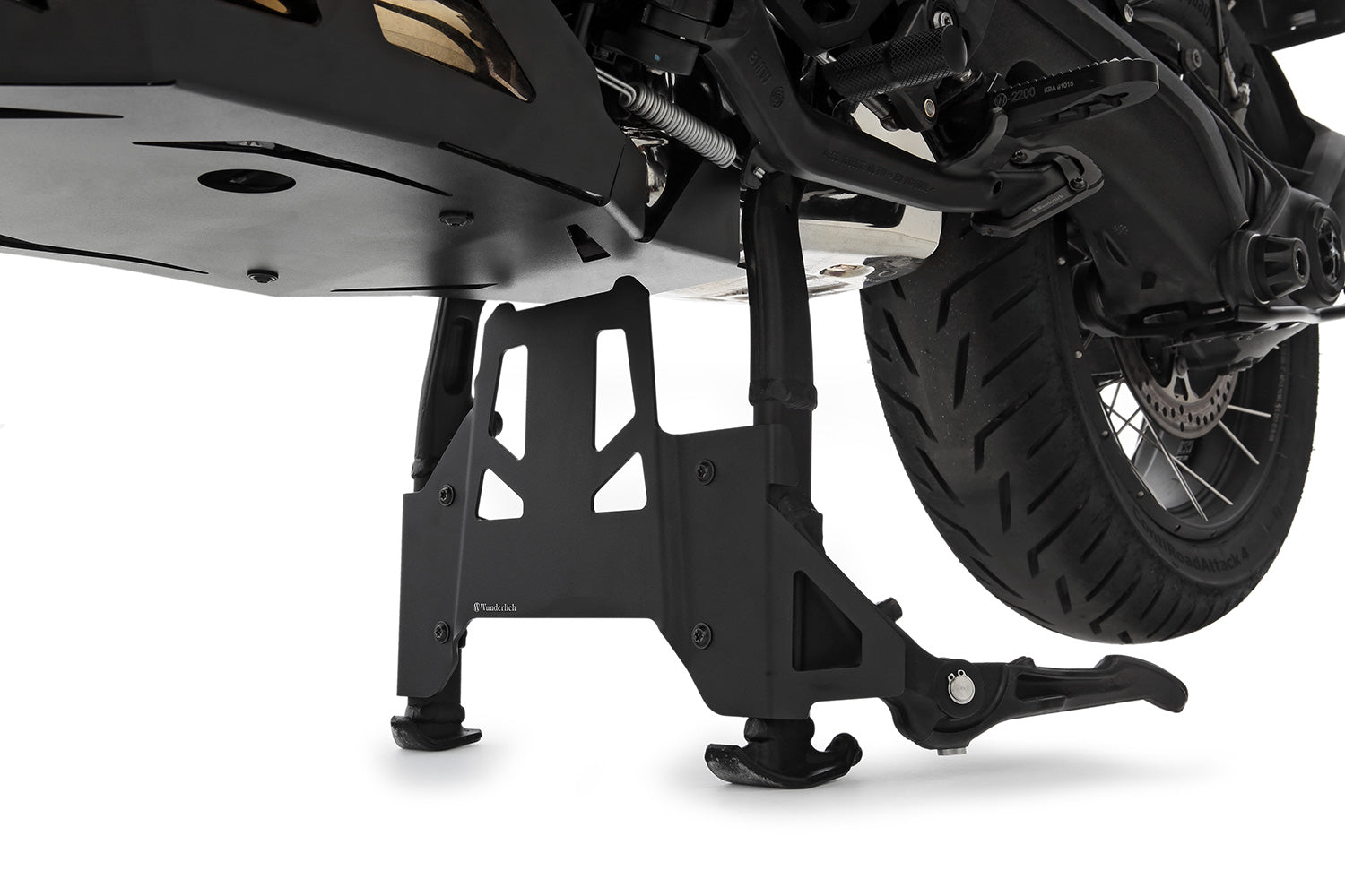Wunderlich centre stand protection plate R 1300 GS and GS Adventure - black image 0