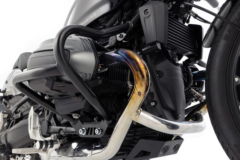 Wunderlich widening set for R 12 engine protection bar - black image 0