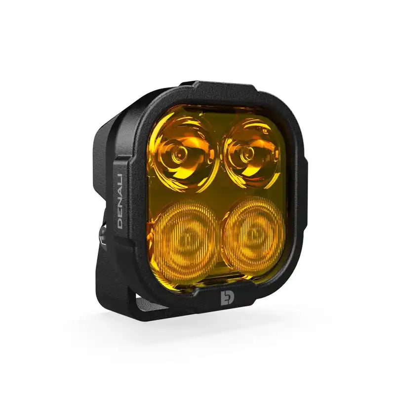 DENALI DL-4 Driving Light w/ DataDim Technology, 4-LED, Elliptical Hybrid Beam image 1