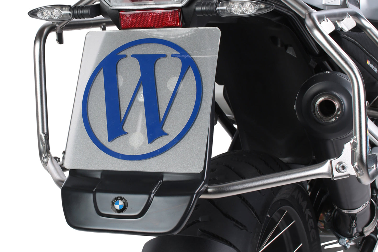 Wunderlich EXTENDA FENDER rear wheel cover - BMW emblem