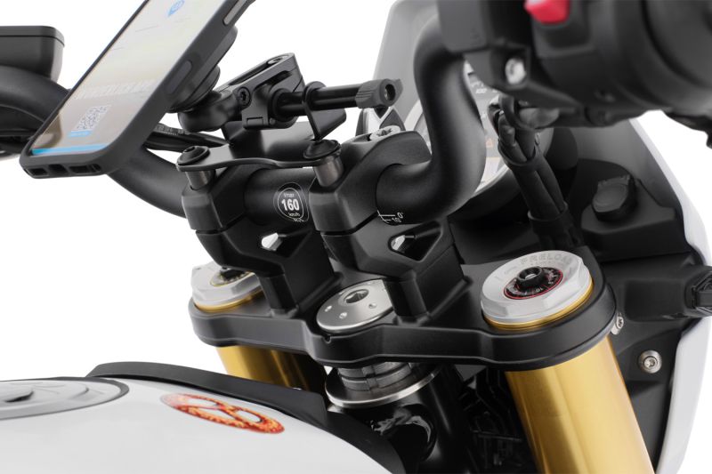 Wunderlich Handlebar Riser ERGO R 12 G/S - 20mm - black image 0