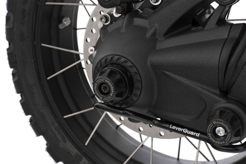 Wunderlich Cardan Shaft Drive crash pad for hub tunnel DOUBLESHOCK - black image 1
