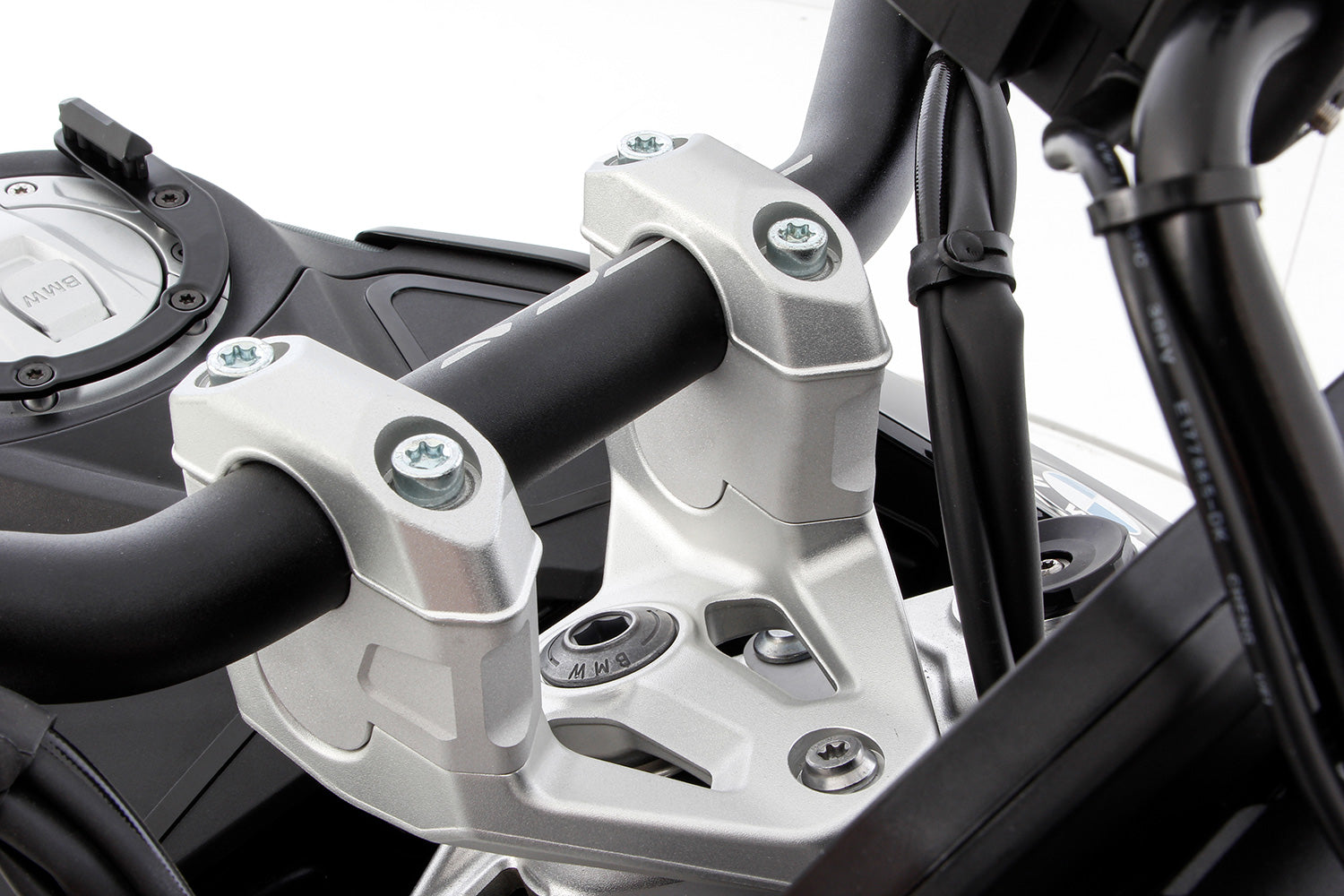Wunderlich handlebar riser ERGO R 1300 GS (Adventure) - 40mm - silver image 0