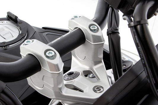 Wunderlich handlebar riser ERGO R 1300 GS (Adventure) - 40mm - silver image 0