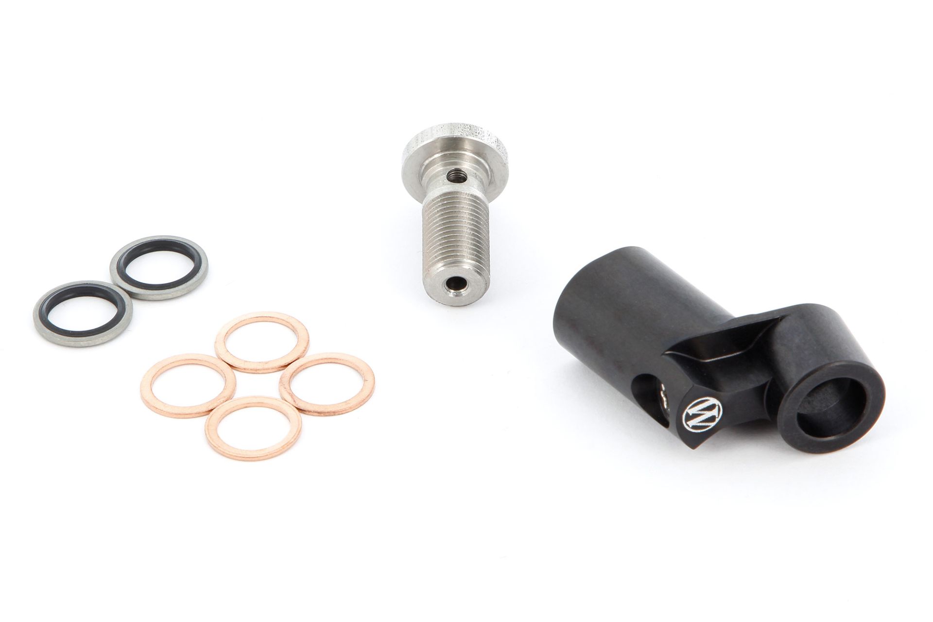 Wunderlich adapter for extending the brake or clutch line - 1 piece - black image 2
