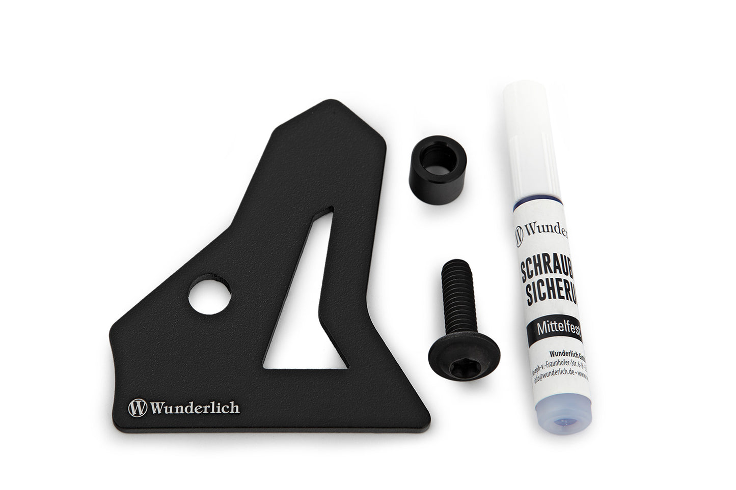 Wunderlich ABS sensor protection R 1300 GS and GS Adventure - black image 1