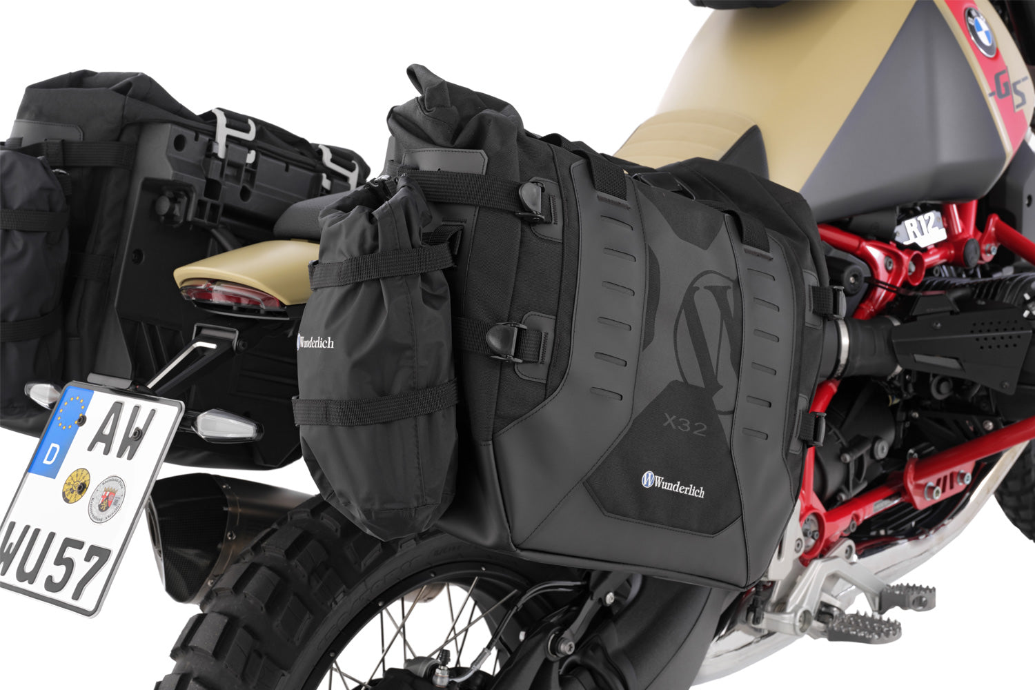 Wunderlich luggage system – X-BAG side bags with X-RACK light for R 12 G/S - Set image 1