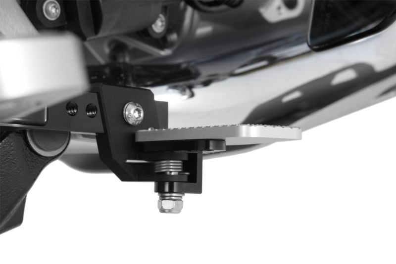 Wunderlich foot brake lever width extension - silver image 1
