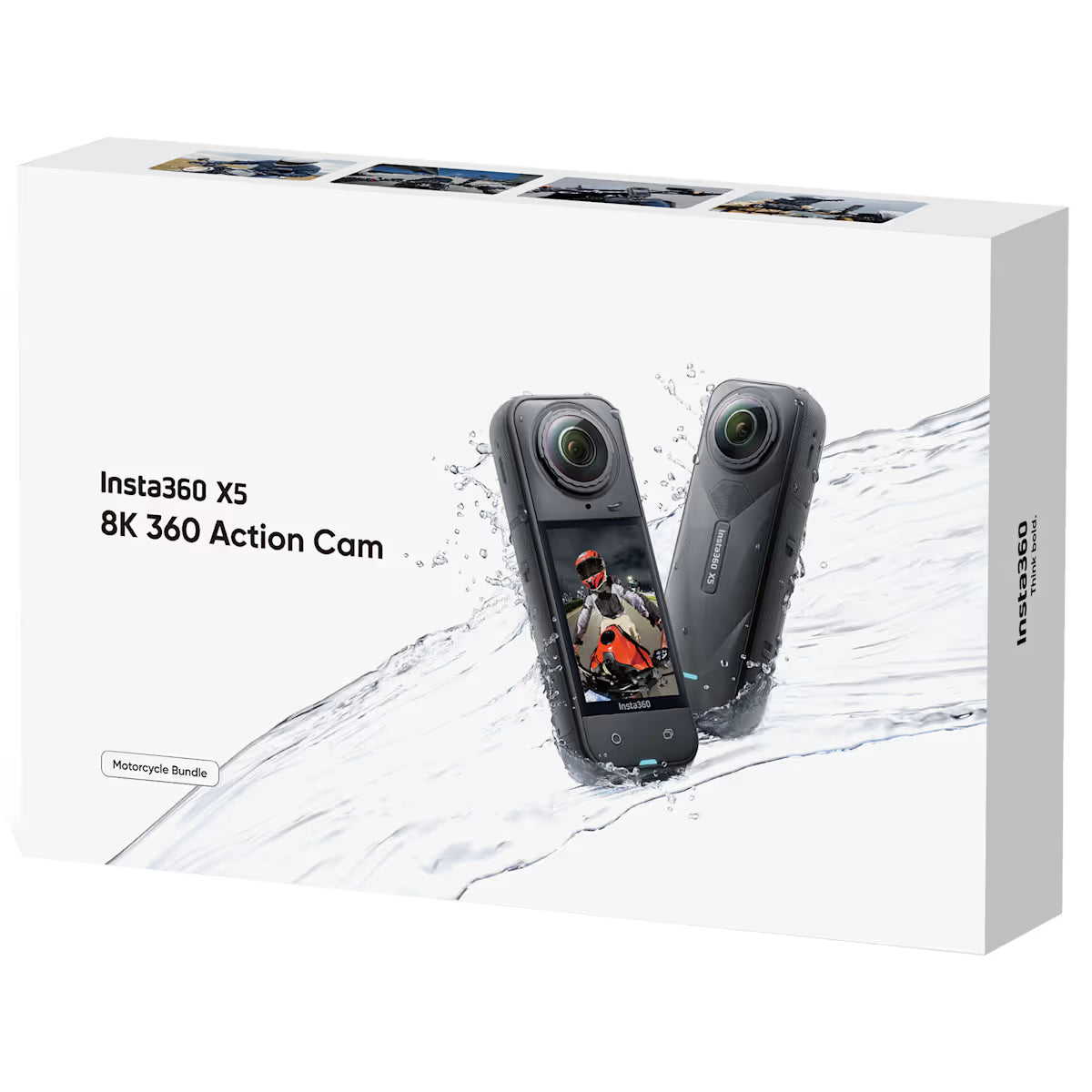 Insta360 X5 Action Camera - Motorcycle Bundle image 0