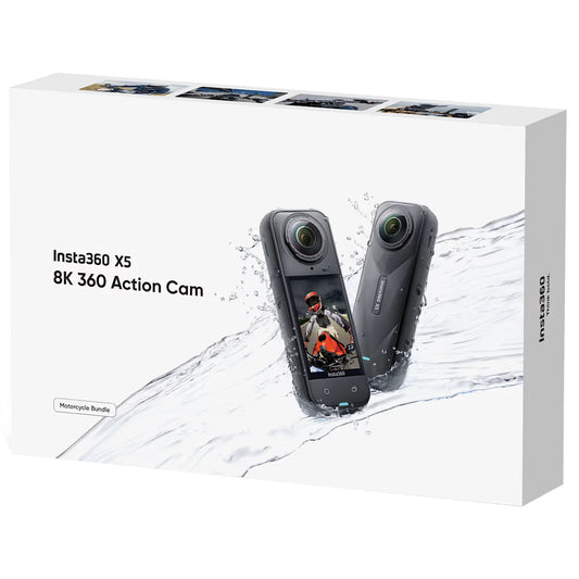 Insta360 X5 Action Camera - Motorcycle Bundle image 0