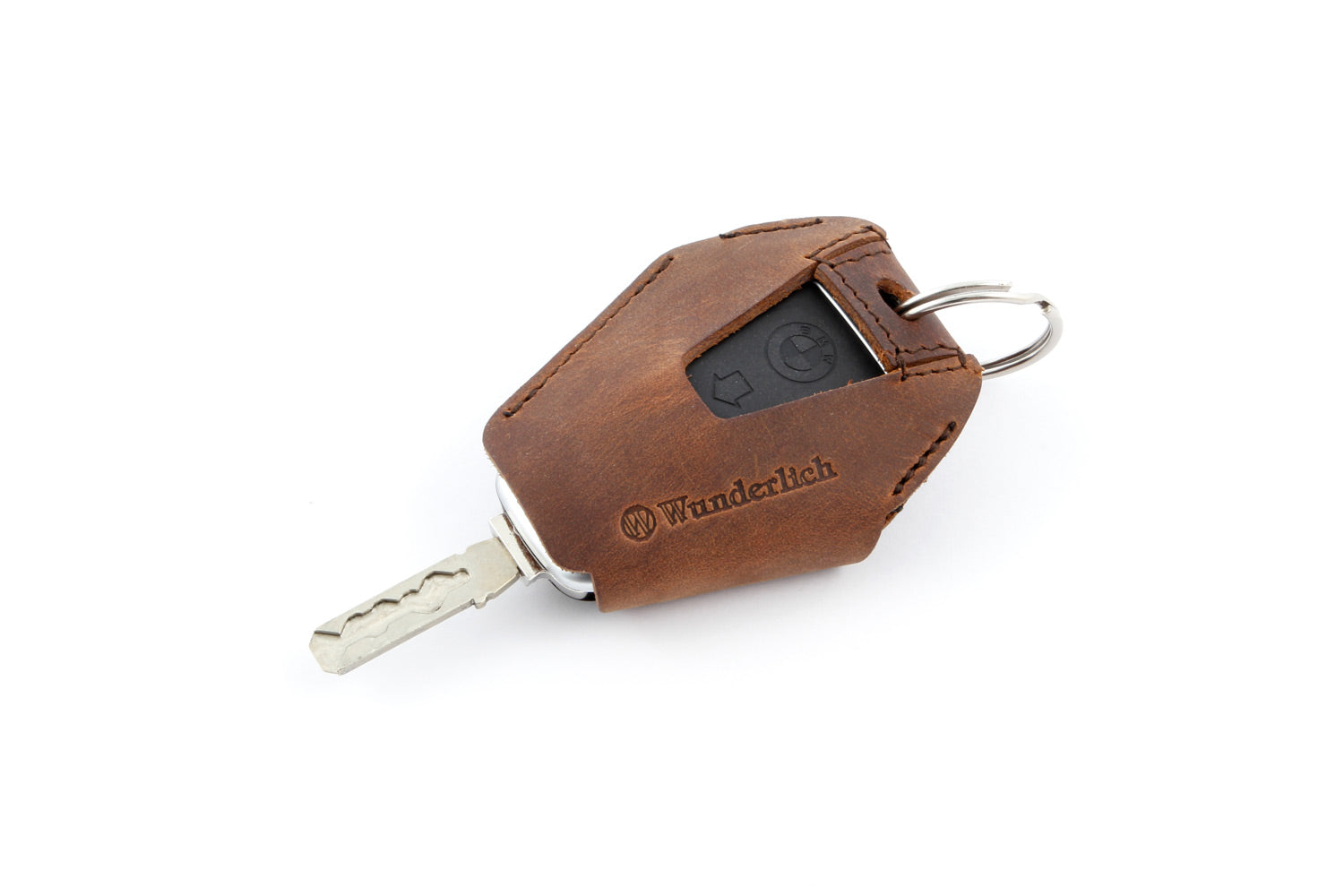 Wunderlich Keyless Ride Leather Key Pouch - Genuine leather - brown image 2