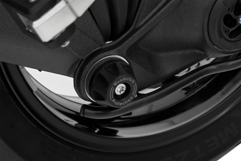 Wunderlich DOUBLESHOCK cardan protection pads - rear - black image 0