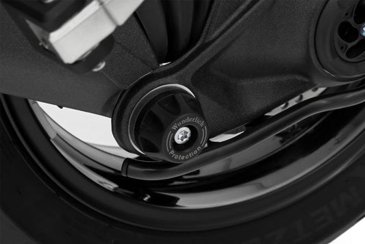 Wunderlich DOUBLESHOCK cardan protection pads - rear - black image 0