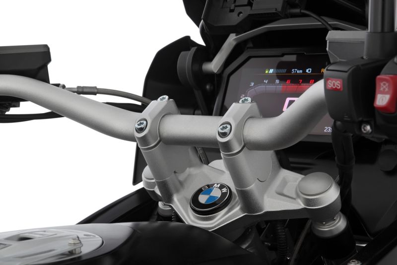 Wunderlich Handlebar riser ERGO PRO 40mm - 40mm - silver image 0