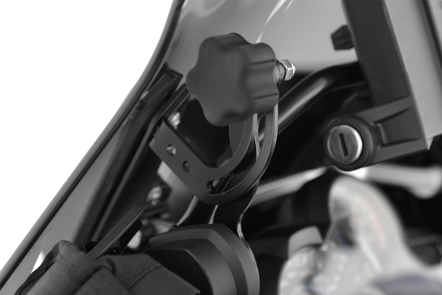 Wunderlich windshield MARATHON with windshield reinforcement - left and right image 2
