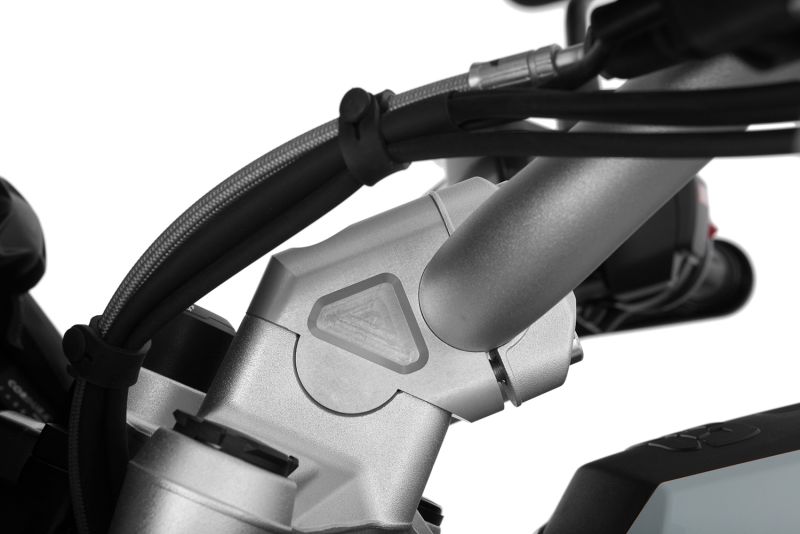 Wunderlich ERGO+ handlebar riser - 38mm - silver image 4