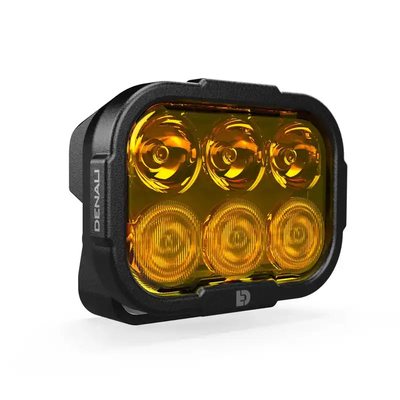 DENALI DL-6 Driving Light w/ DataDim Technology, 6-LED, Elliptical Hybrid Beam image 2