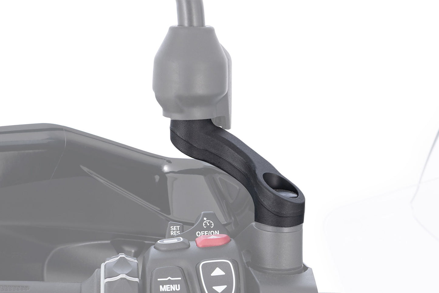 Wunderlich Mirror Adapter up + wide - Set - black