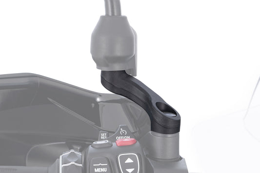 Wunderlich Mirror Adapter up + wide - Set - black
