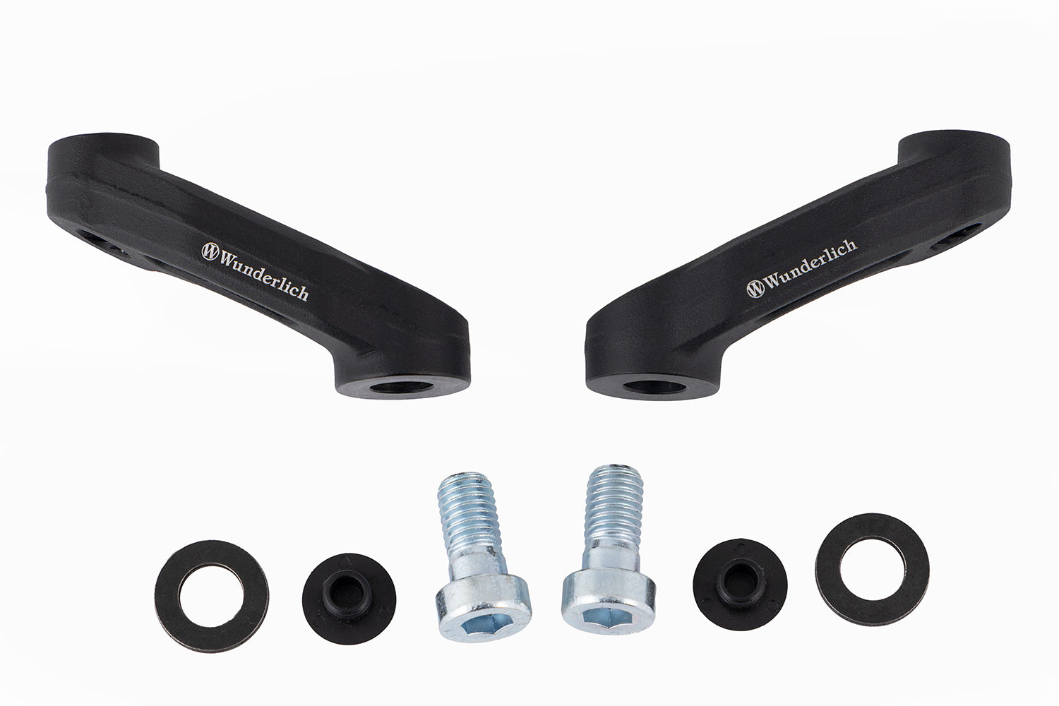 Wunderlich Mirror Adapter up + wide - Set - black