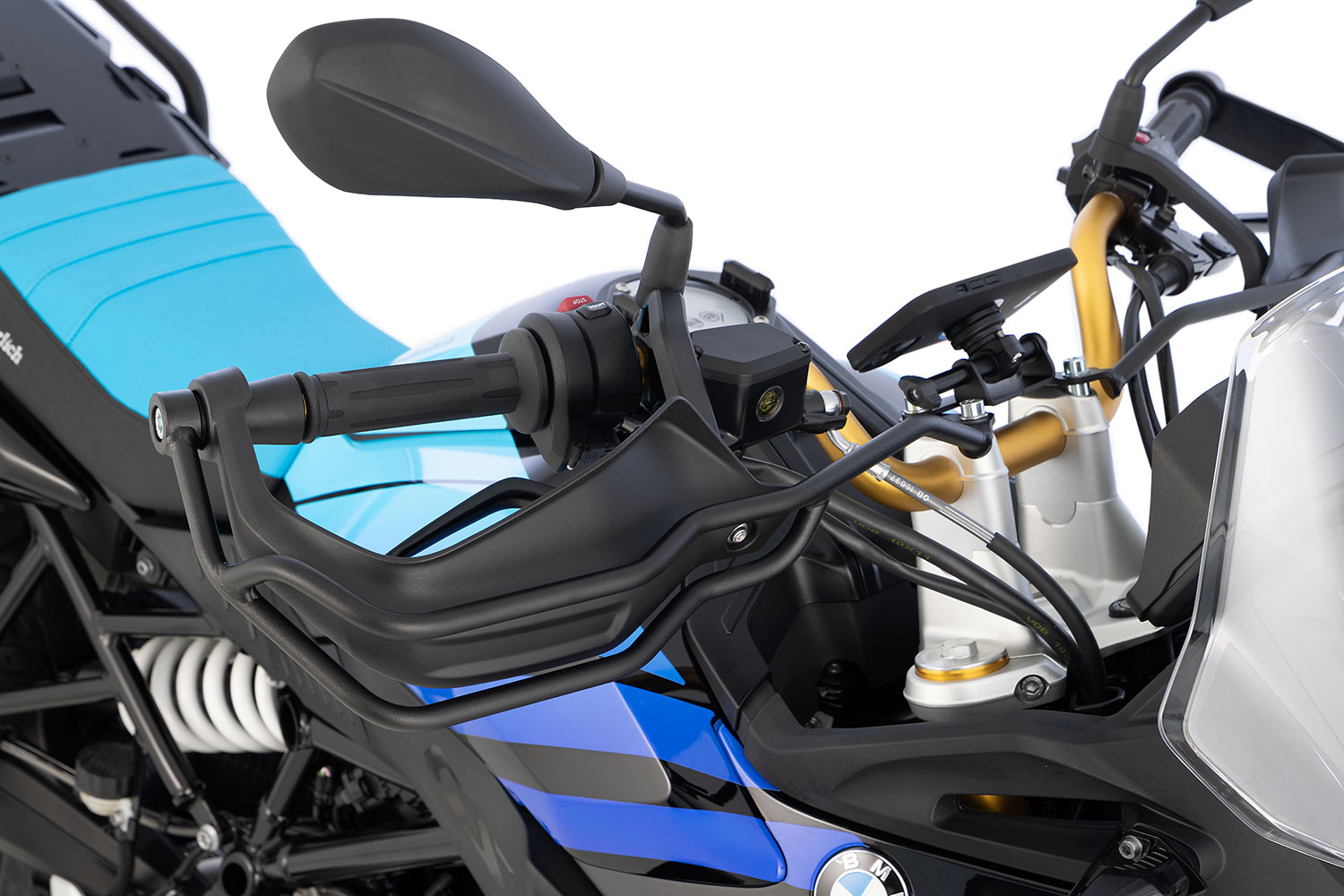 Wunderlich handlebar guard braces F 450 GS - black