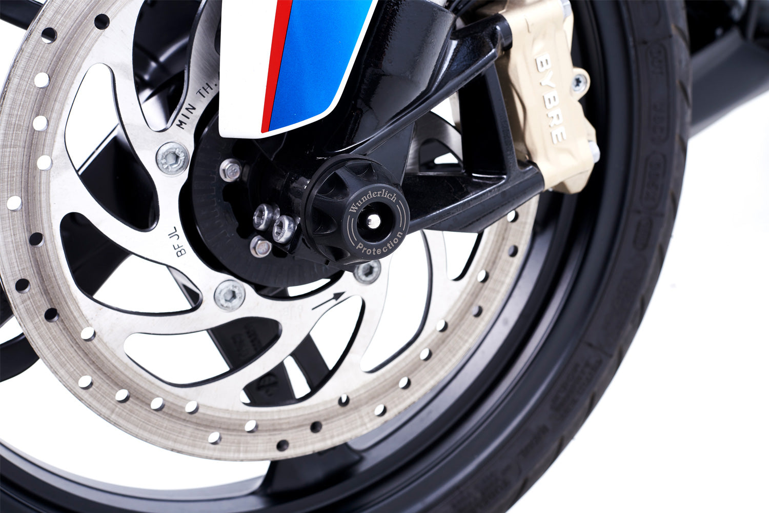 Wunderlich Protection Pad DOUBLESHOCK F 450 GS / G 310 - front - black
