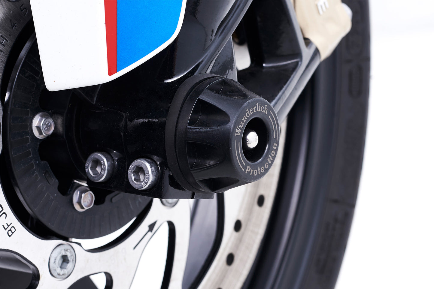 Wunderlich Protection Pad DOUBLESHOCK F 450 GS / G 310 - front - black